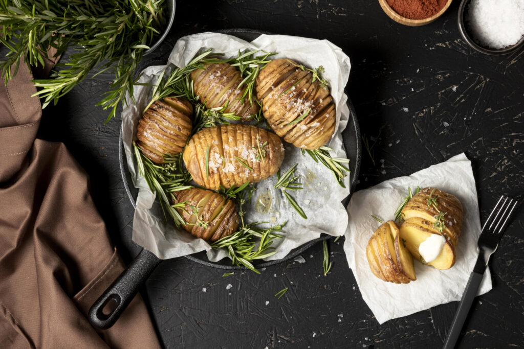 Pommes de terre rôties à la suédoise au mélange à patates - Un Jour Une Epice