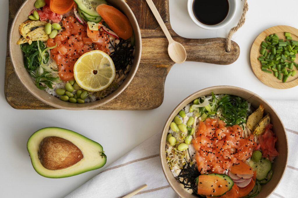 Poke Bowl au Saumon et Mélange Poke - Un Jour Une Epice