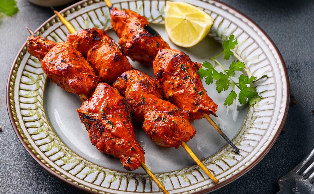 Recette de Brochettes de Poulet Tandoori : Saveurs Authentiques de l'Inde - Un Jour Une Epice